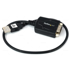 ICUSB232PRO NEW STARTECH COM USB TO RS232 SERIAL DB9 ADAPTER CABLE WITH COM RETENTION 0.3M NEW -